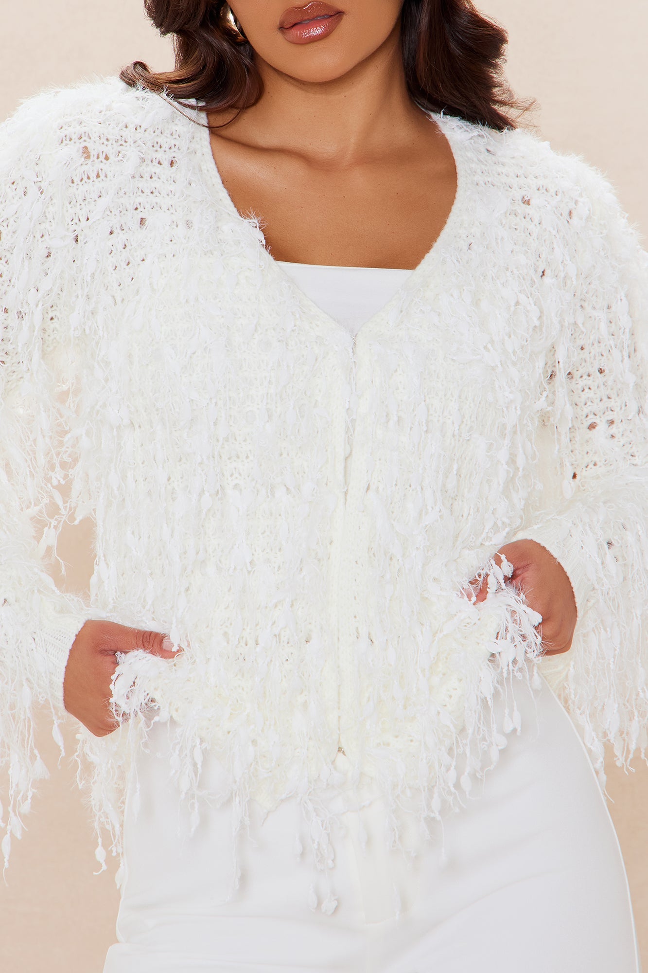 Keeping Warm Cardigan - Off White