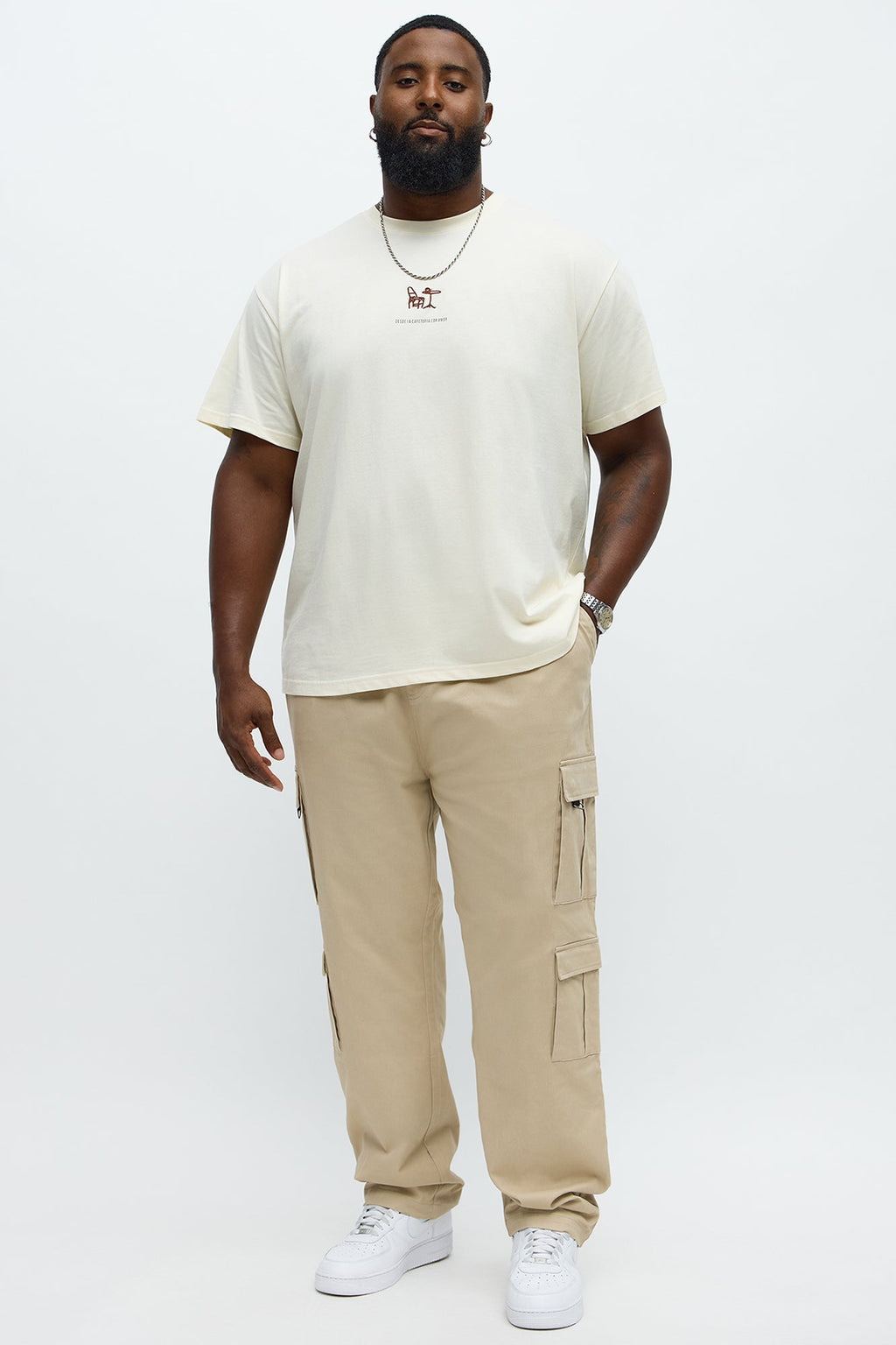 Fresh Coffee Short Sleeve Tee - Cream