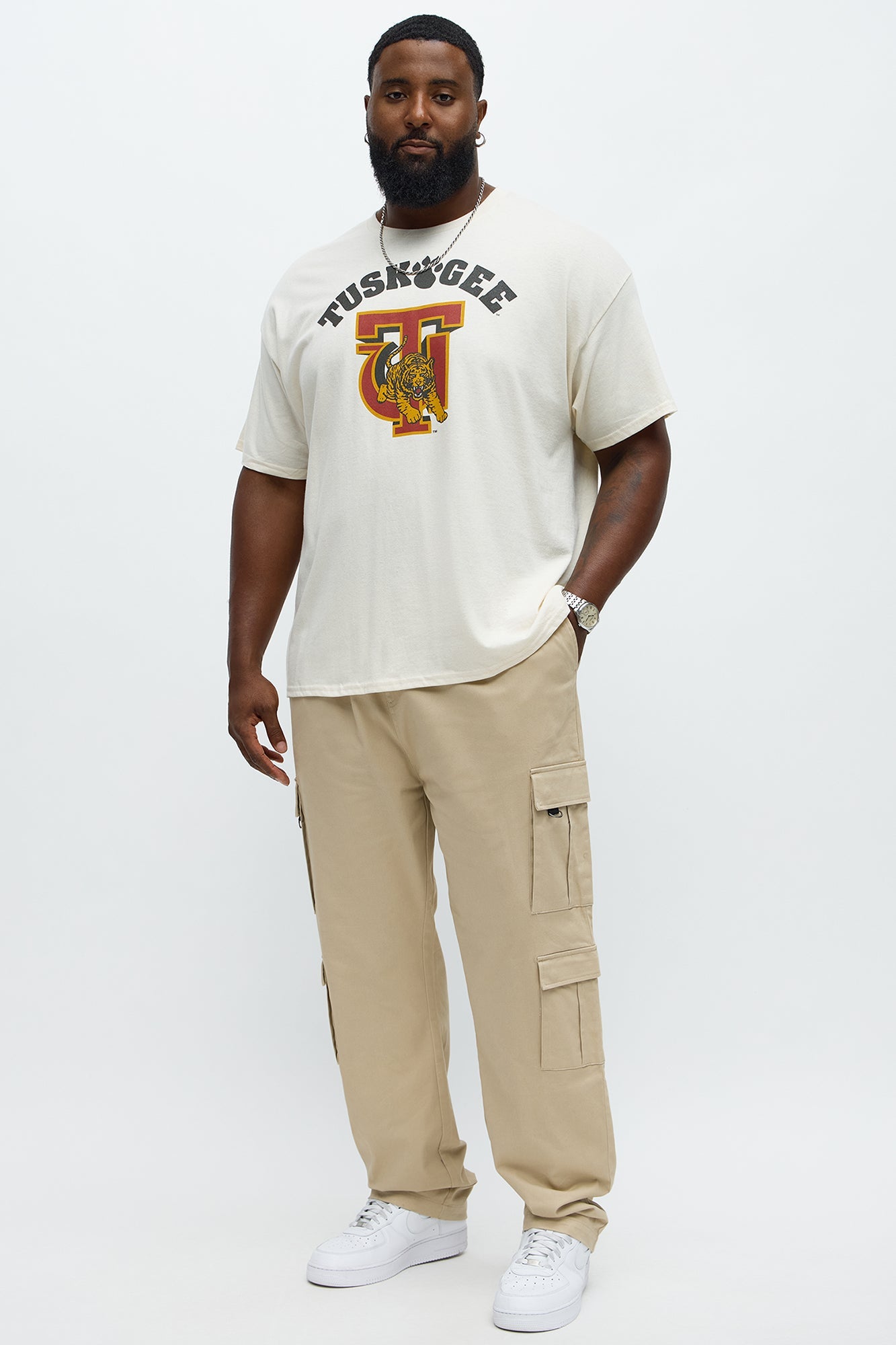 Tuskegee University Short Sleeve Tee - Cream