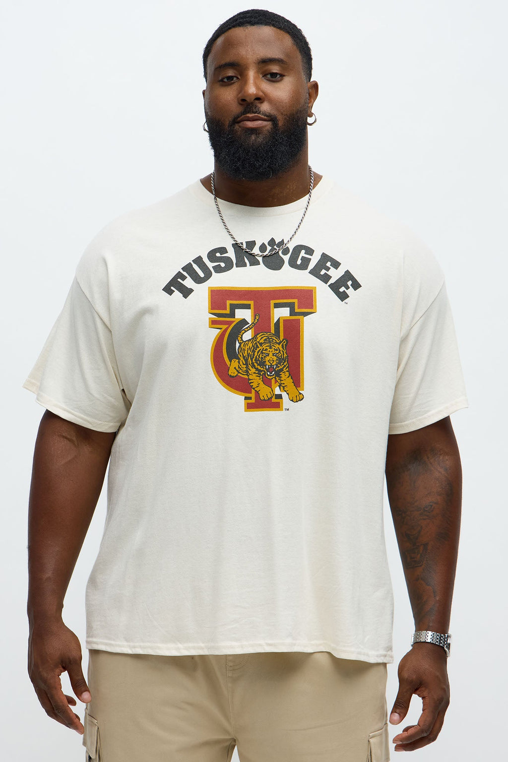 Tuskegee University Short Sleeve Tee - Cream