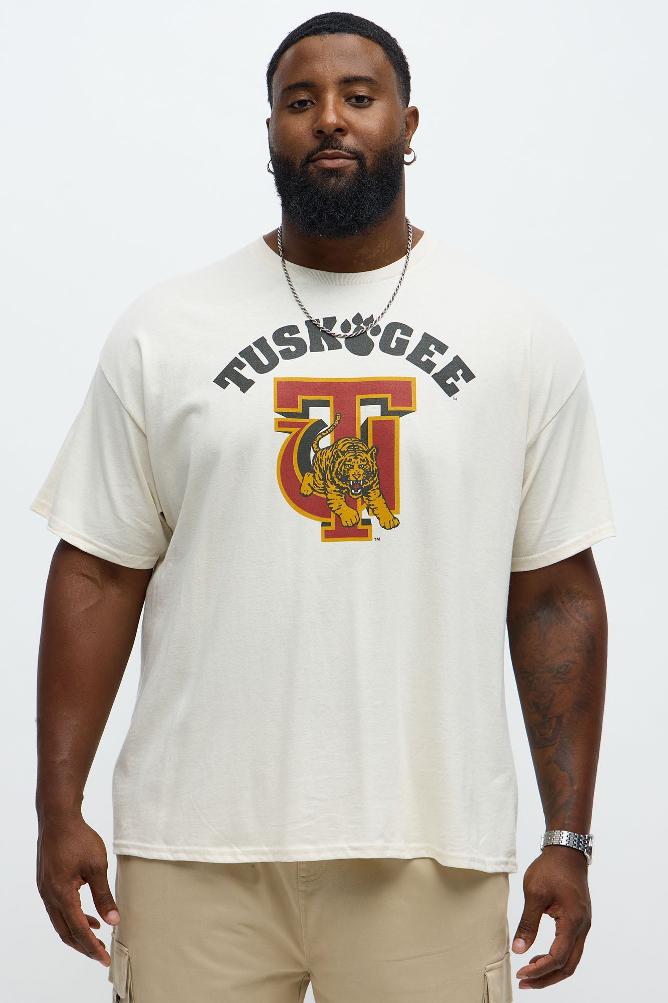 Tuskegee University Short Sleeve Tee - Cream