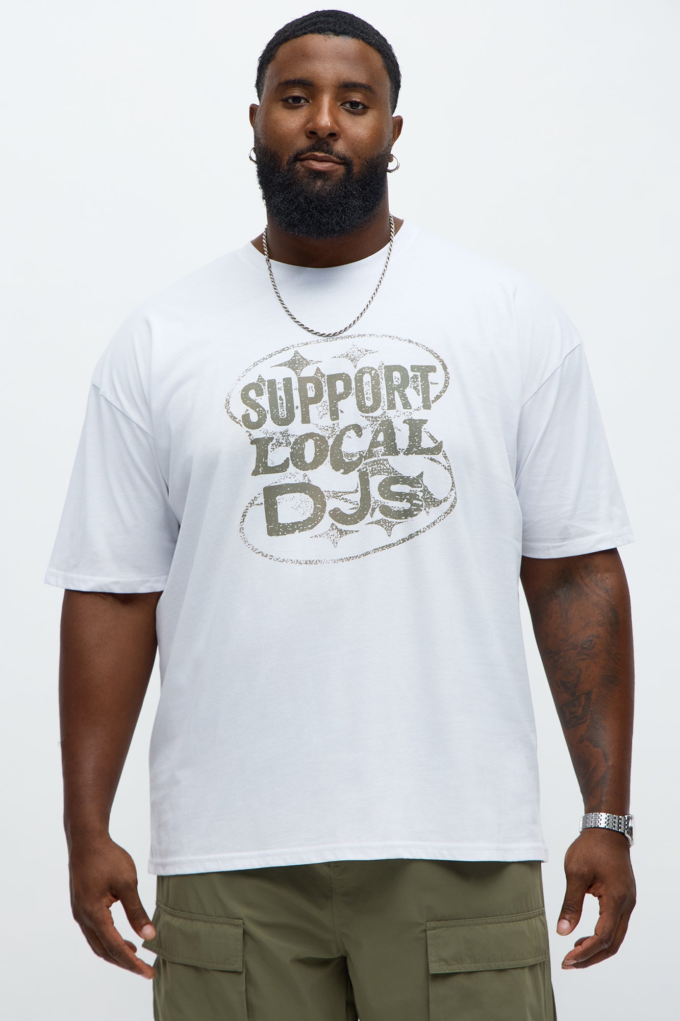 Support Local DJs Short Sleeve Tee - White