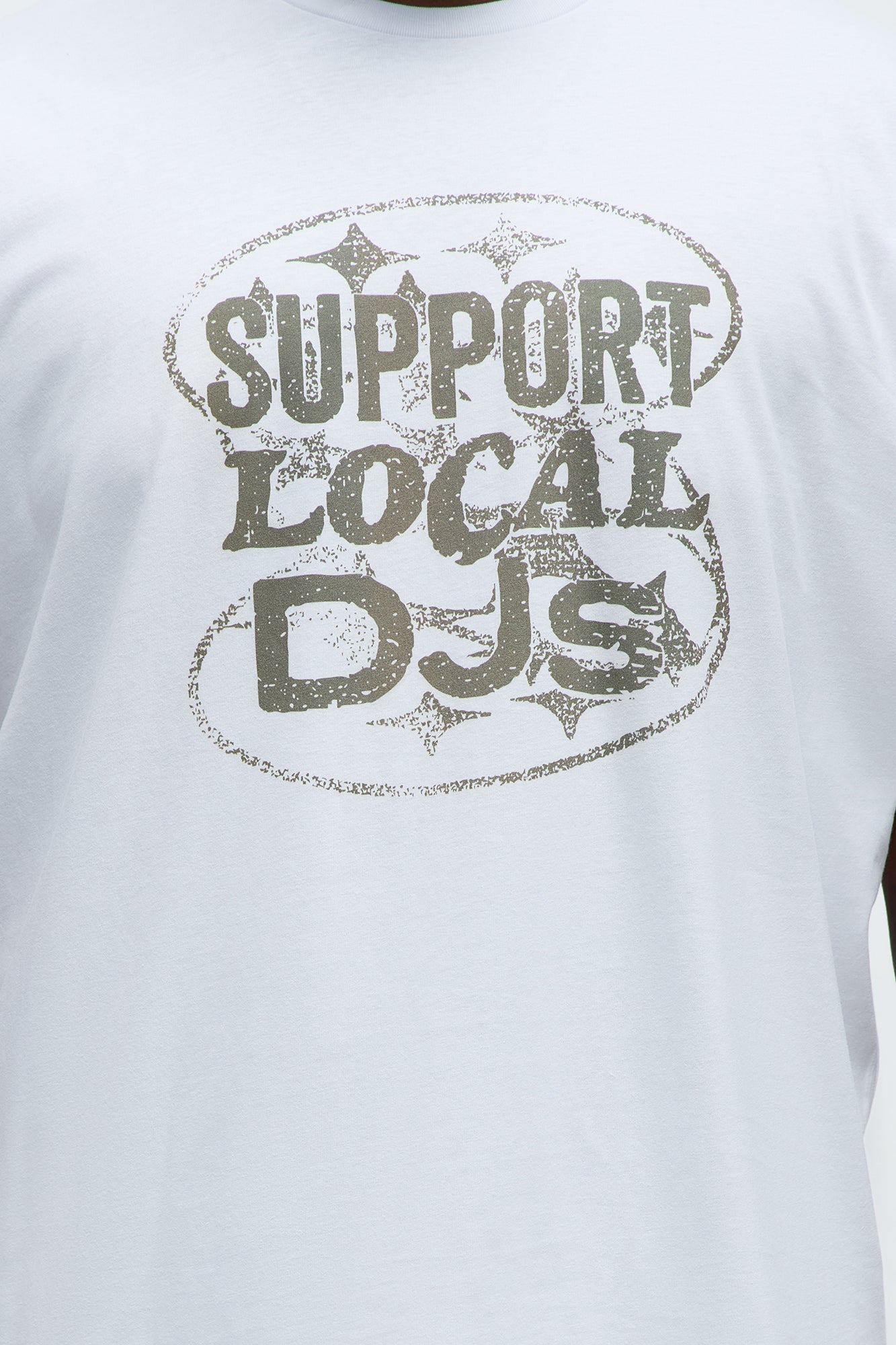 Support Local DJs Short Sleeve Tee - White