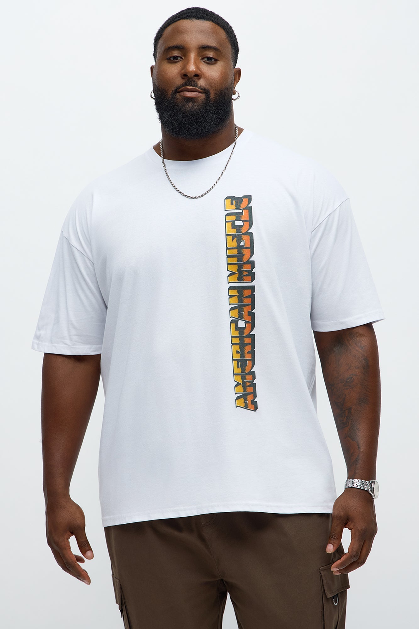 American Muscle 69 Short Sleeve Tee - White