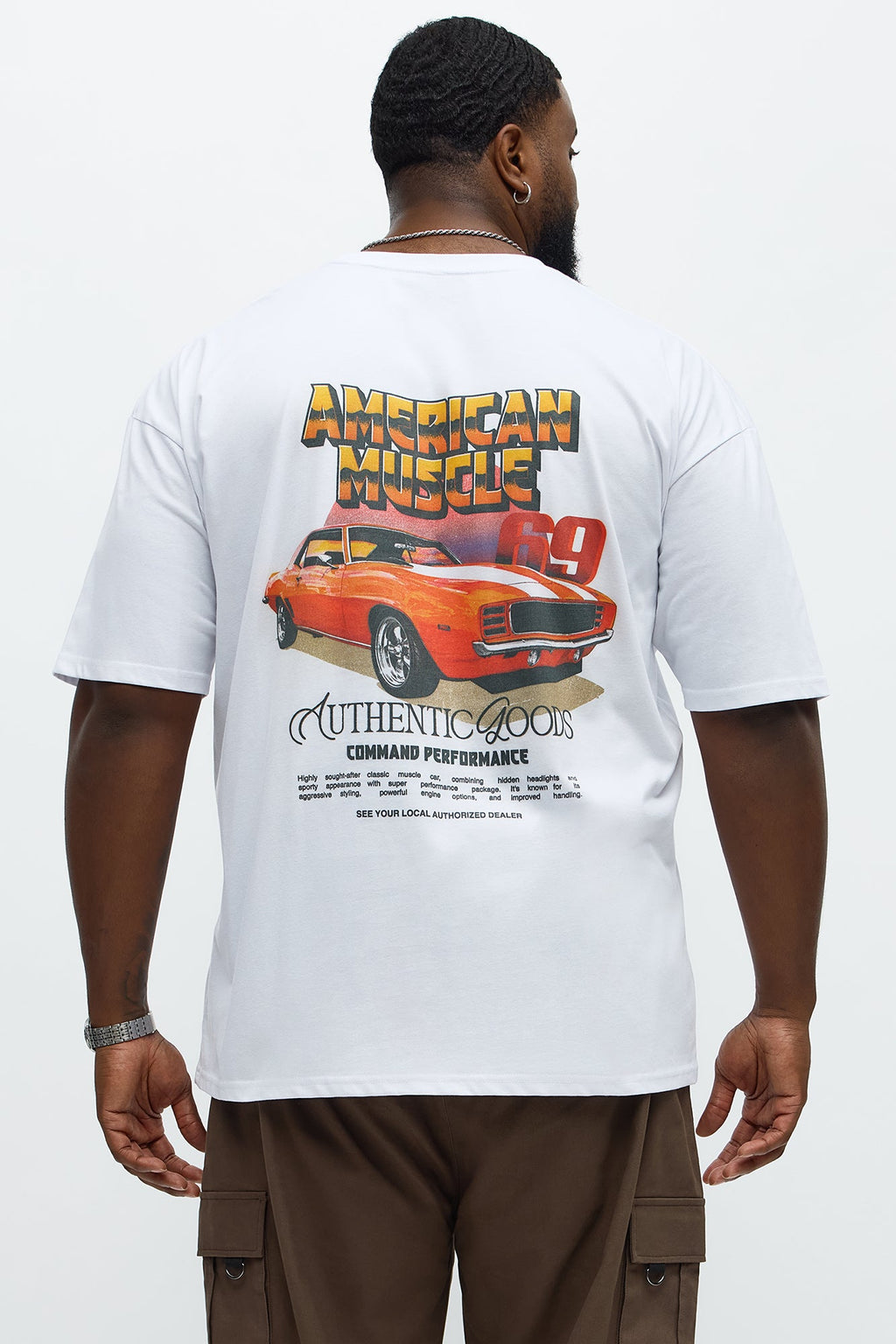 American Muscle 69 Short Sleeve Tee - White