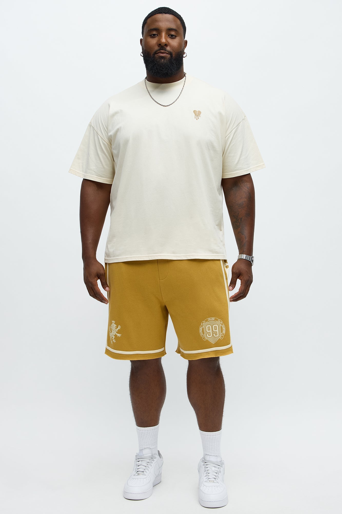 Los Angeles Royality Sweatshort - Yellow/combo