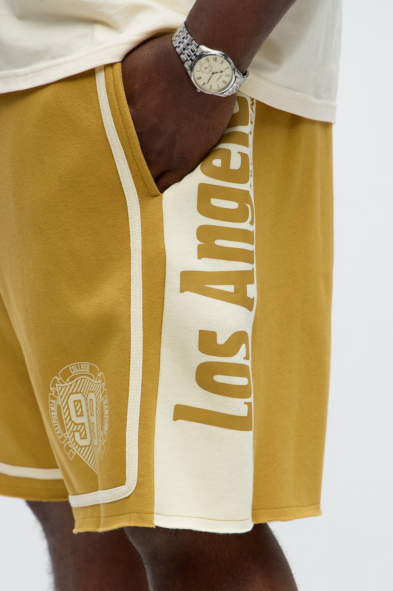 Los Angeles Royality Sweatshort - Yellow/combo
