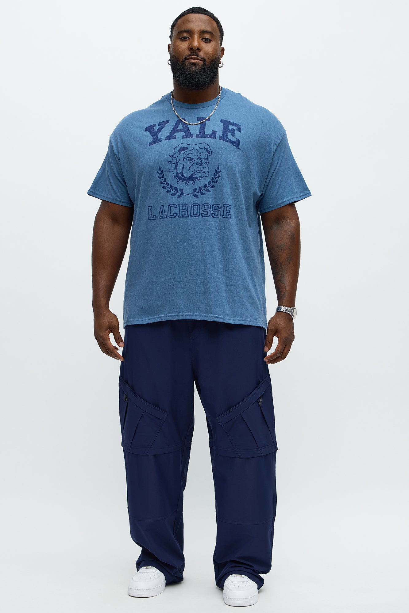 Yale Lacrosse Team Short Sleeve Tee - Indigo