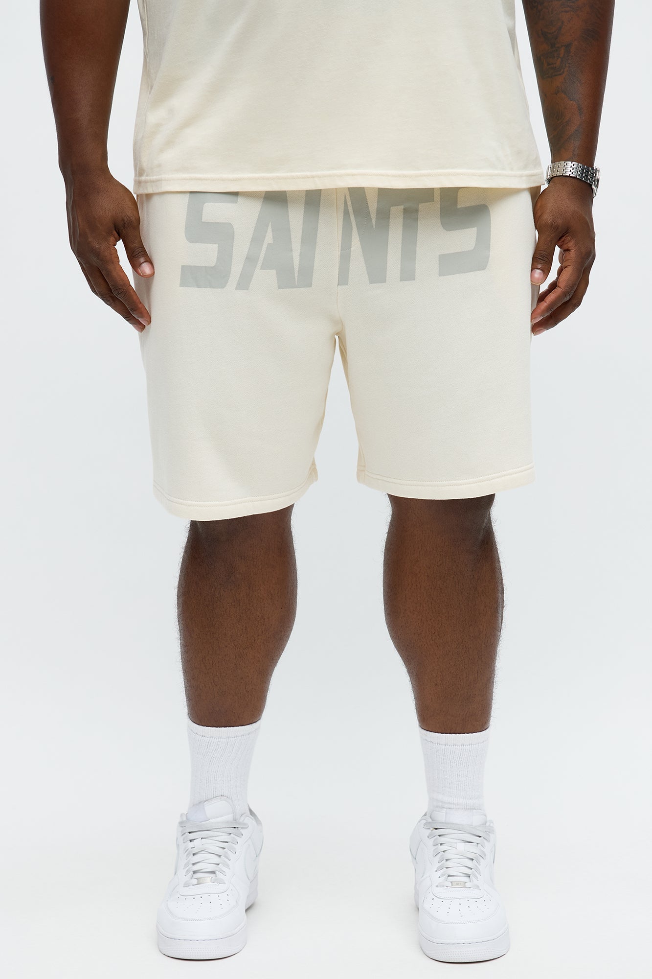 Big Saints Sweatshort - Cream