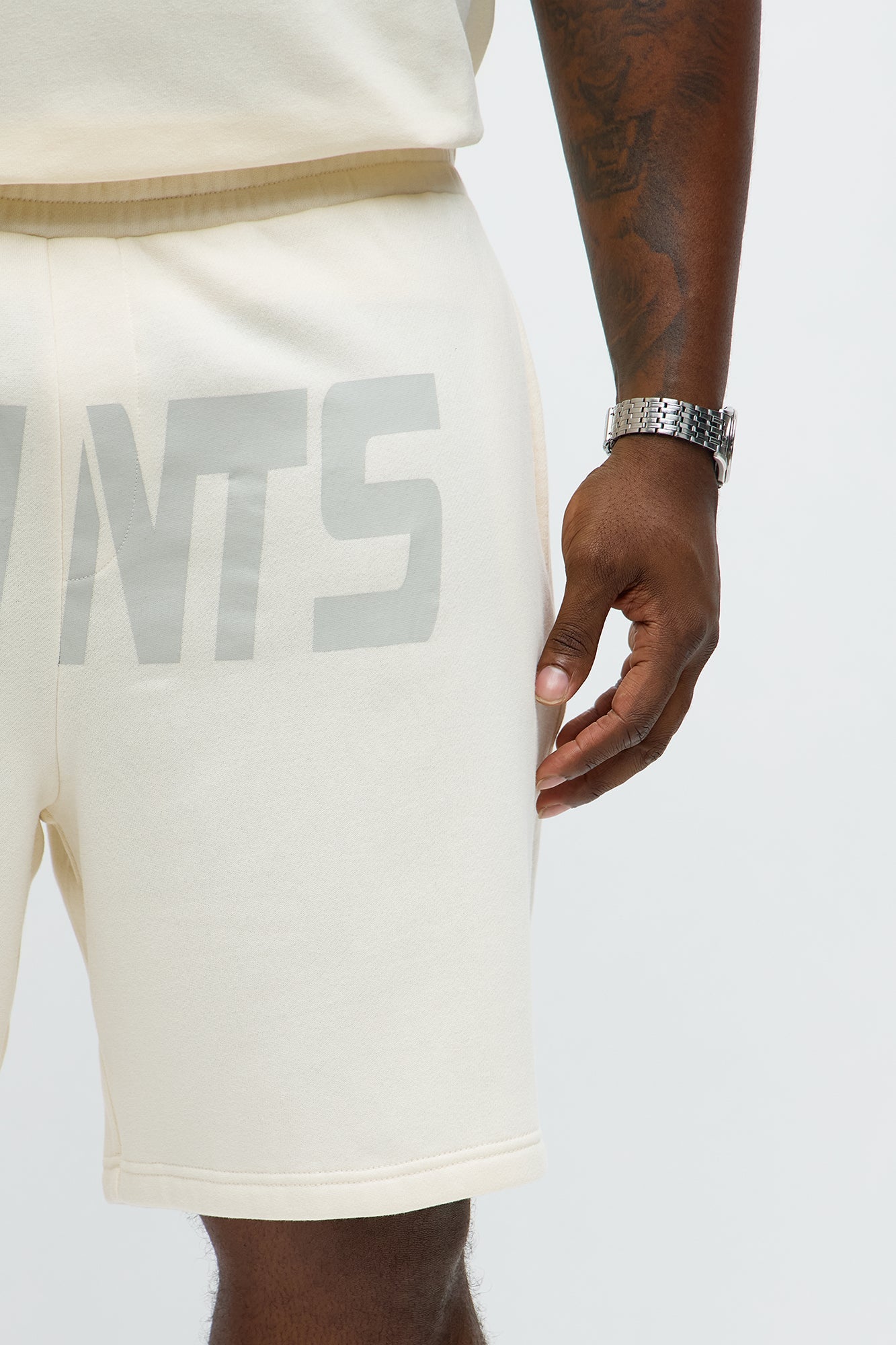 Big Saints Sweatshort - Cream