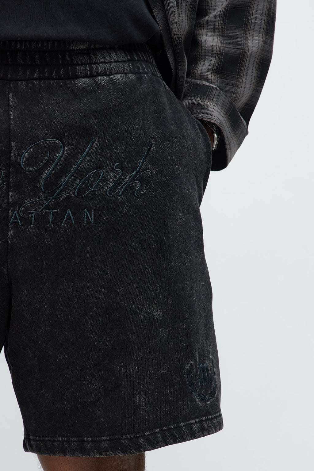 New York Manhattan Sweatshort - Black