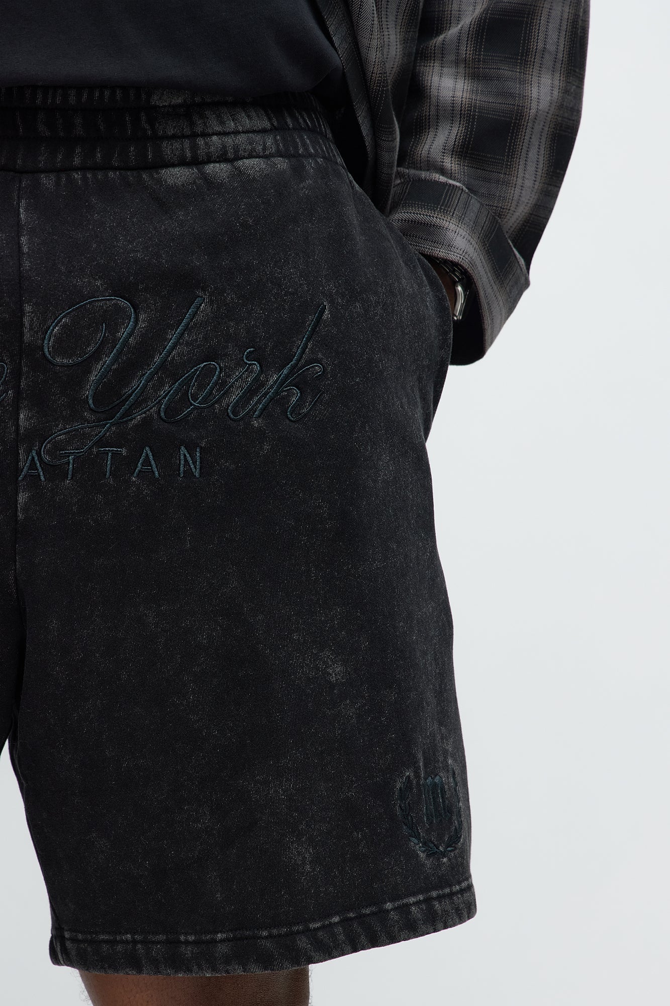 New York Manhattan Sweatshort - Black