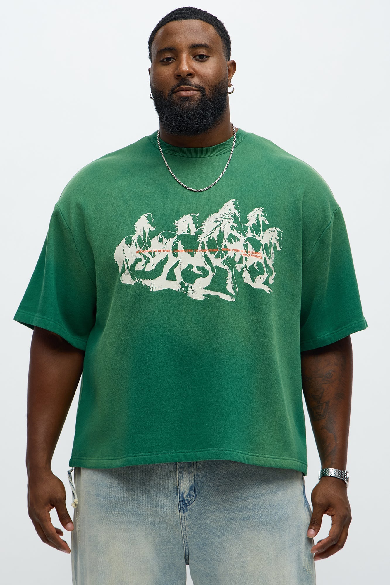 Tyson Wild Blessings Short Sleeve Tee - Green