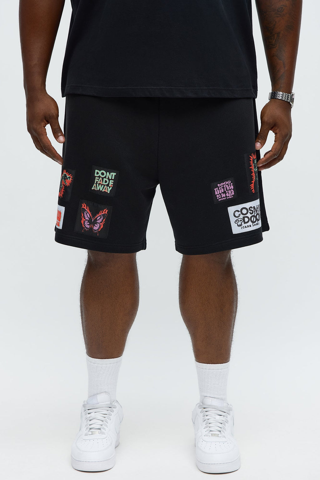 Tyson Relaxed Careless Shorts - Black