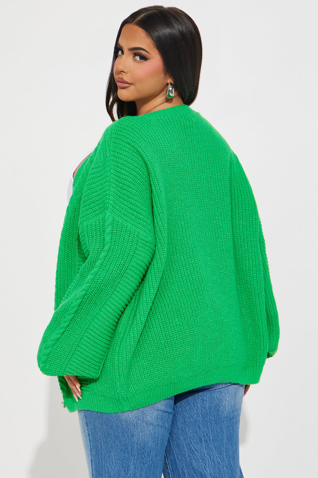 Couch Convo Cardigan - Green