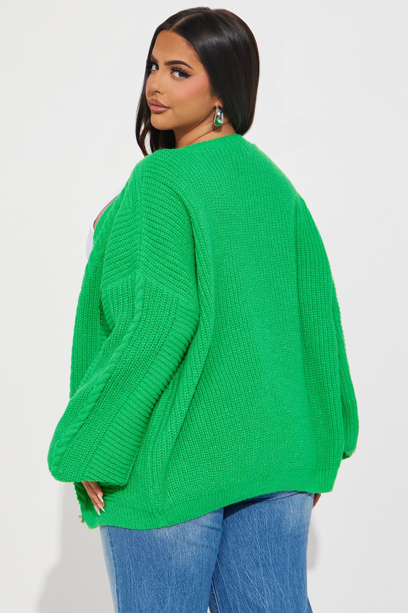 Couch Convo Cardigan - Green