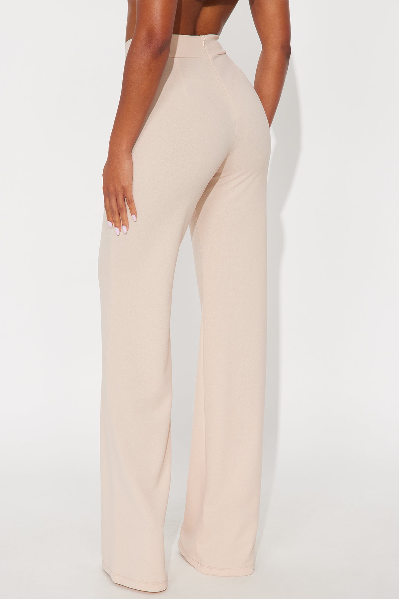 Tall Call It Even Wide Leg Dress Pants - Oatmeal