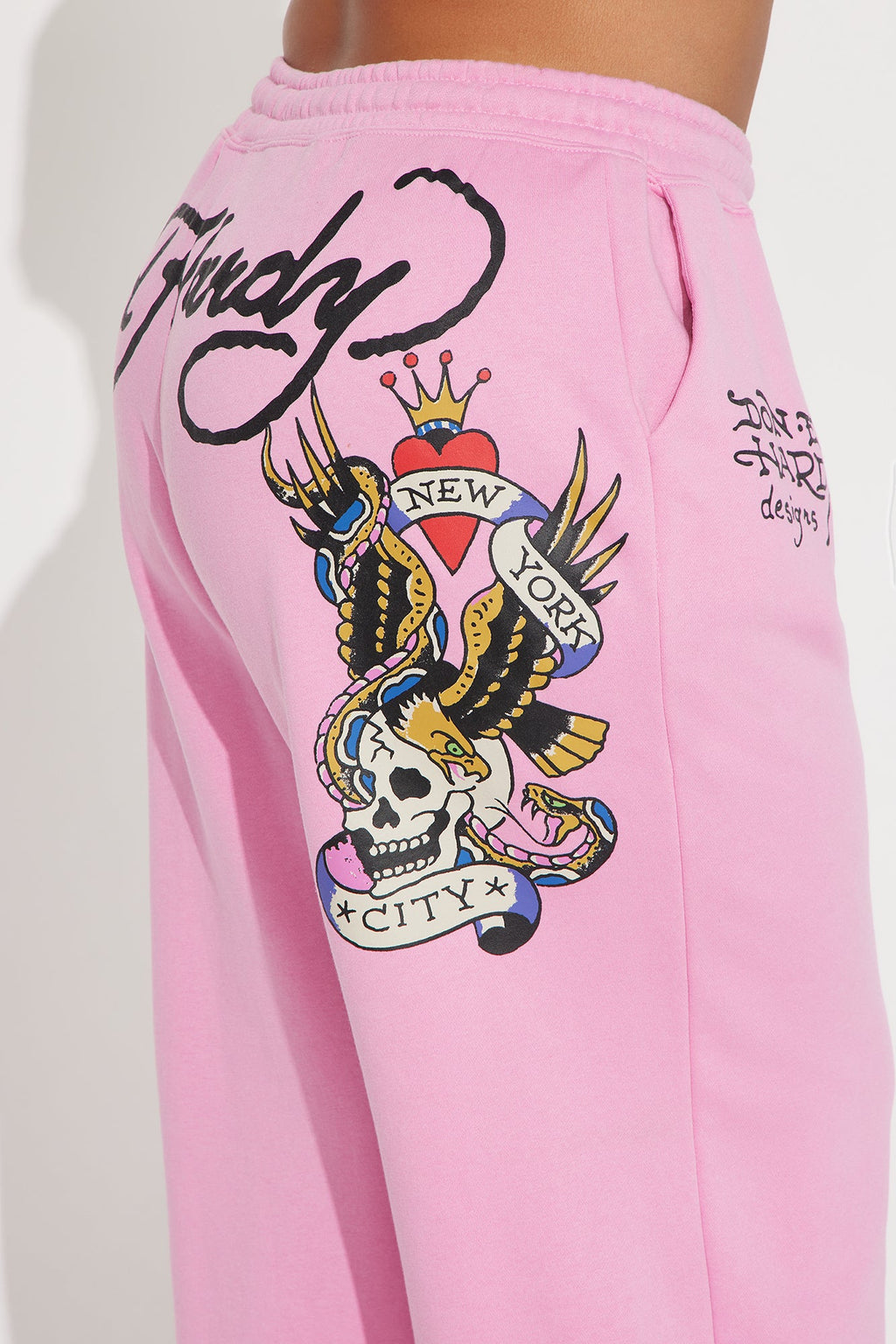 Ed Hardy New York Eagle Pant - Pink