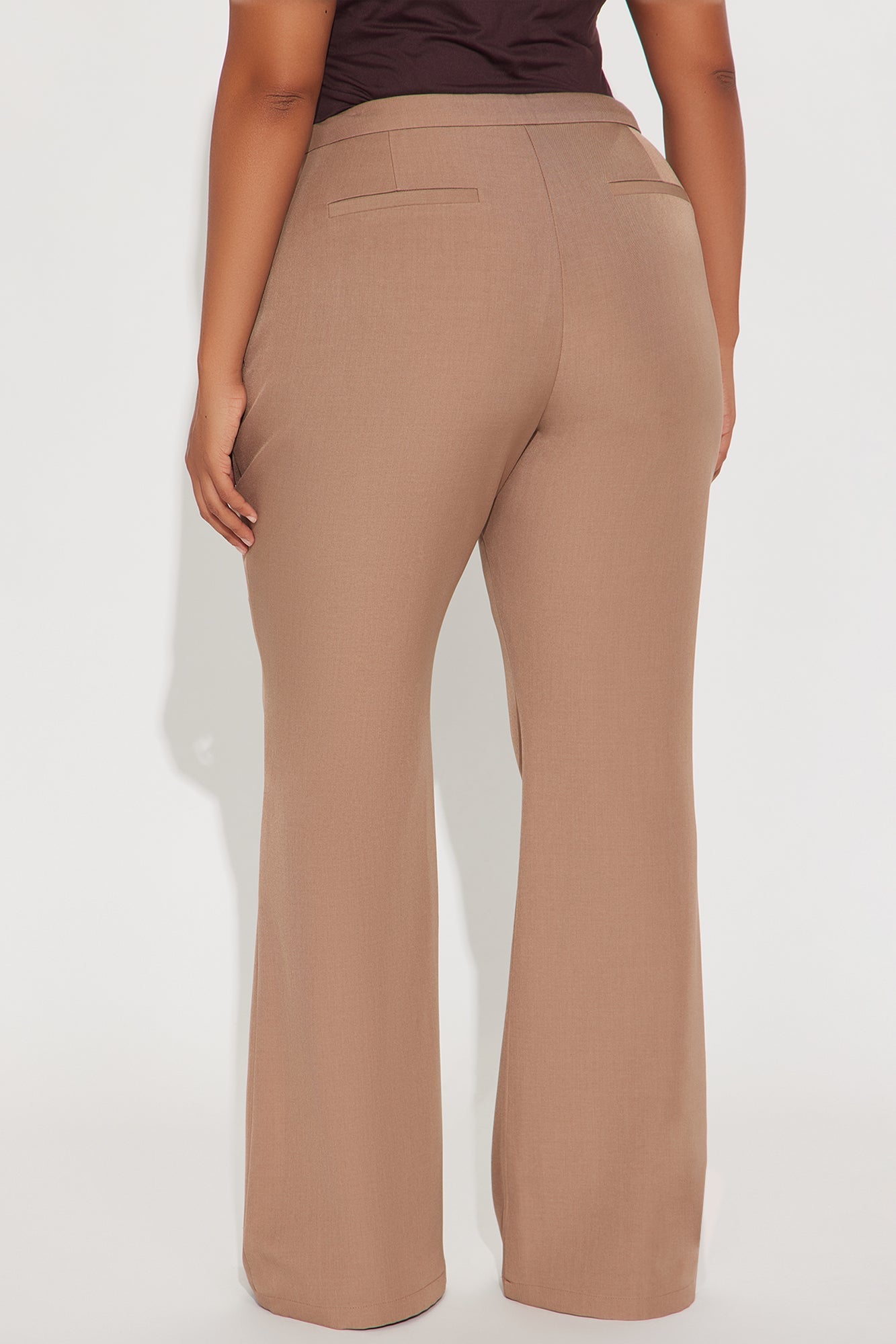 Breaking Even Flare Trouser - Chestnut