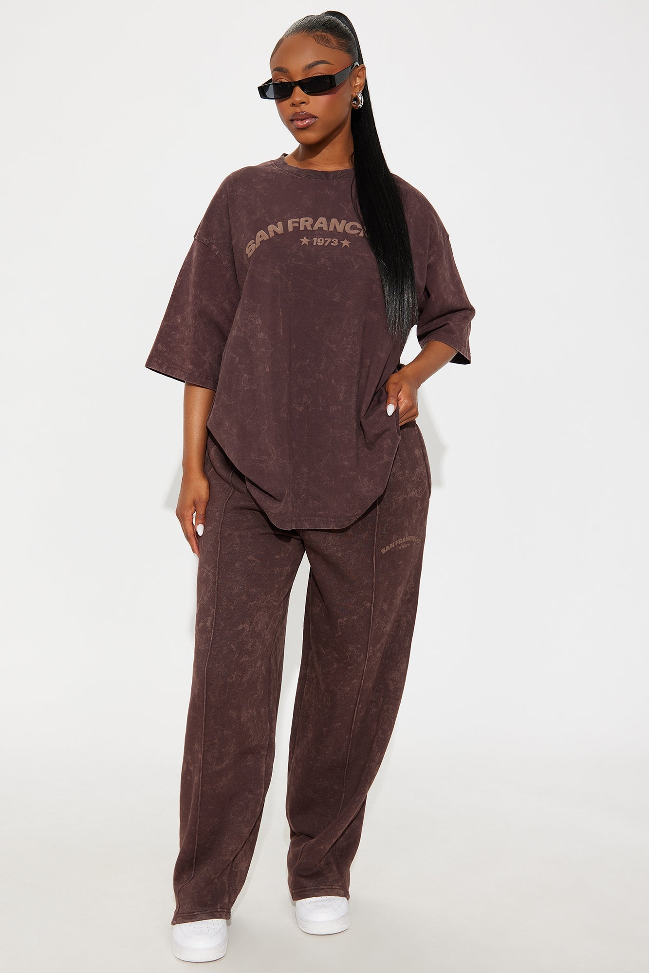 San Francisco Bay 1973 Washed Pants - Brown