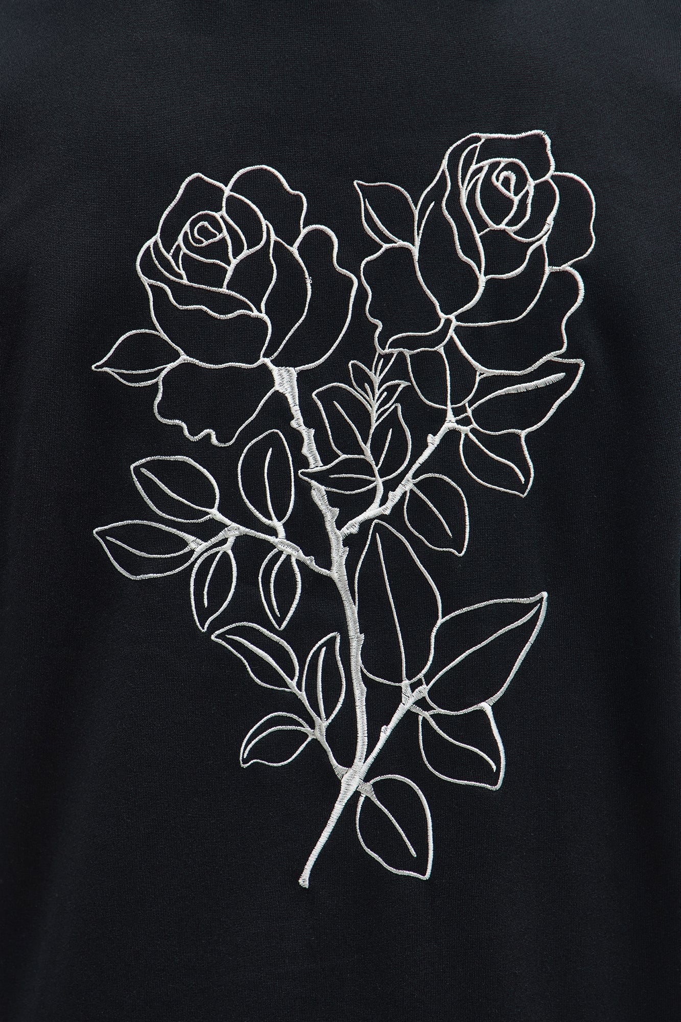 Rose Thorns Hoodie - Black