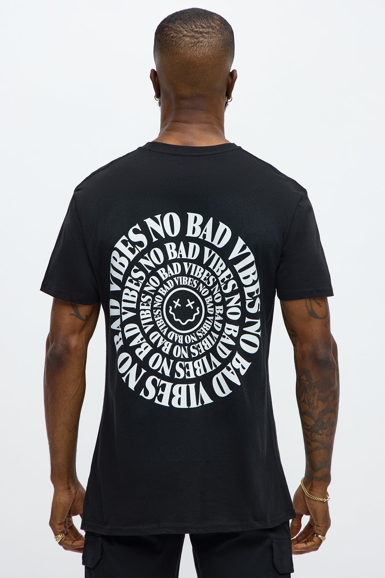 No Bad Vibes Forever Short Sleeve Tee - Black