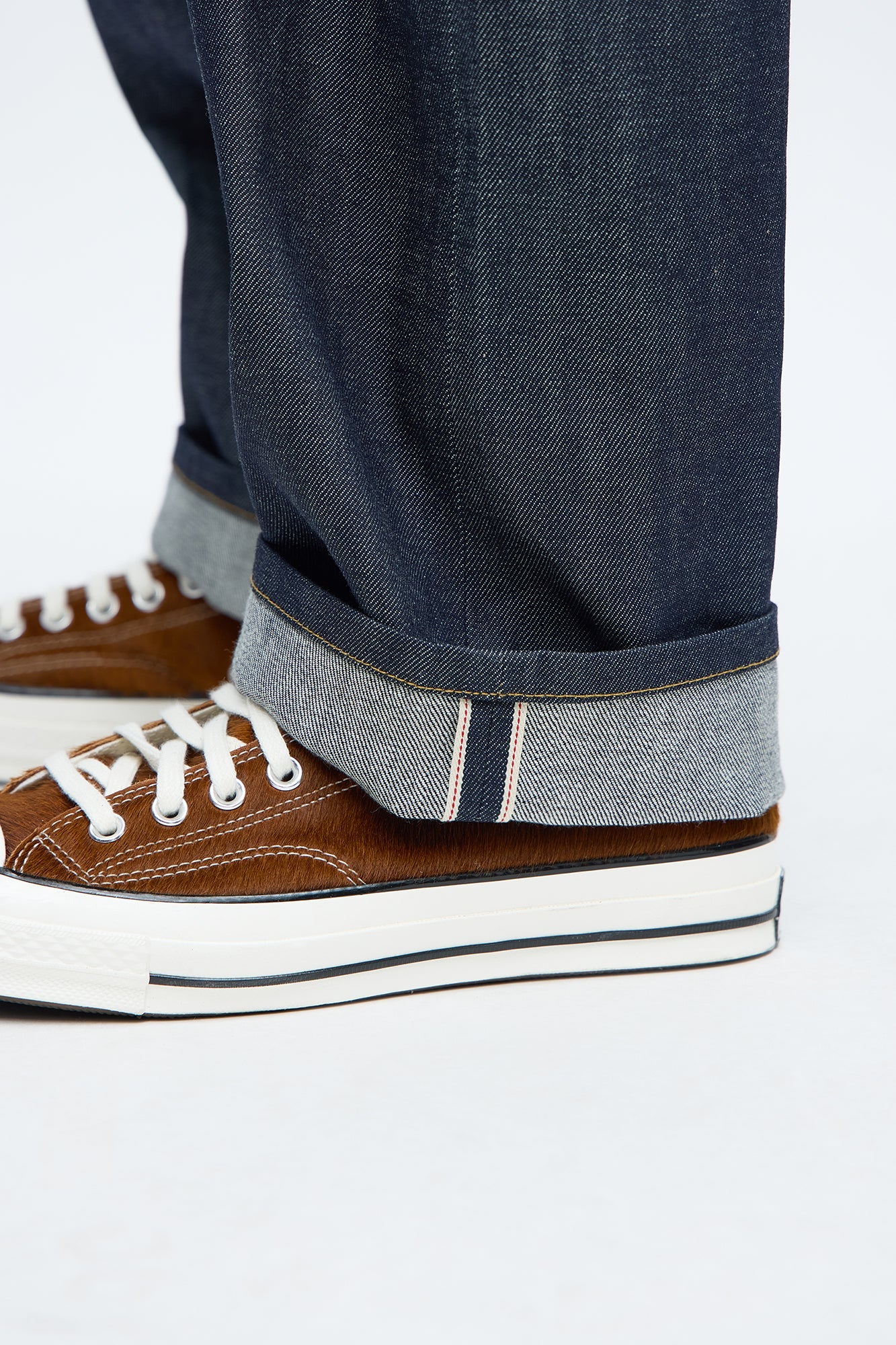 Baggy Raw Selvedge Jeans - Dark Wash