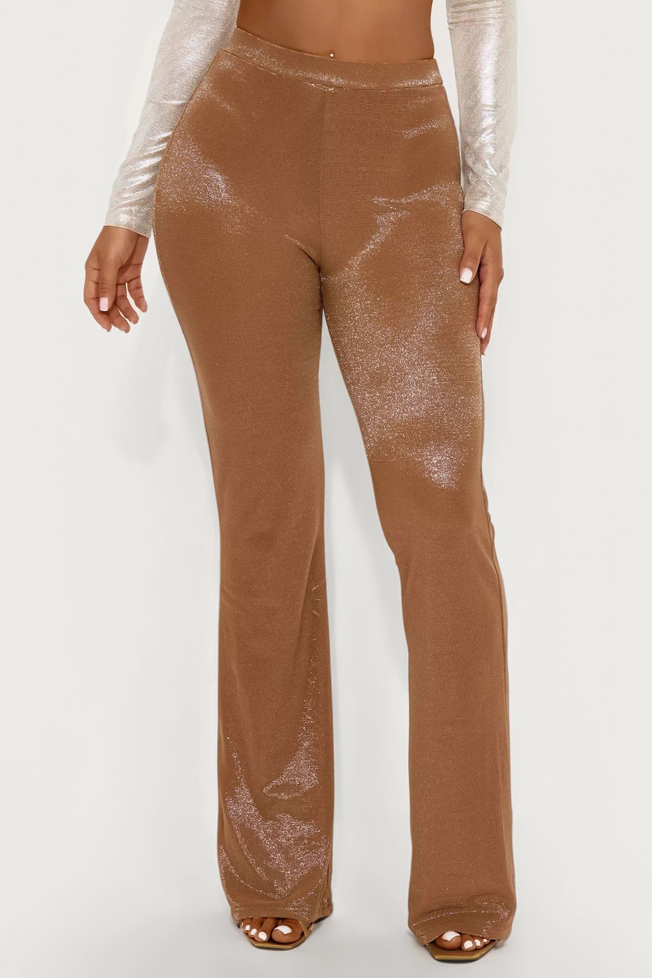 Star Of The Night Shimmer Flare Pant 33″ - Coco