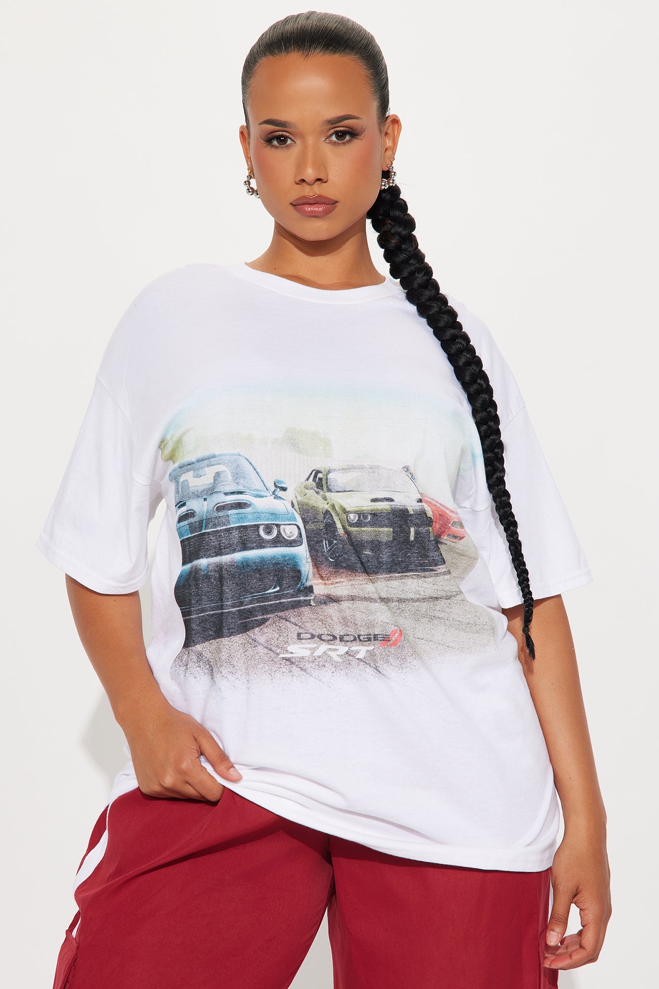 Dodge SRT Oversized Tee - White