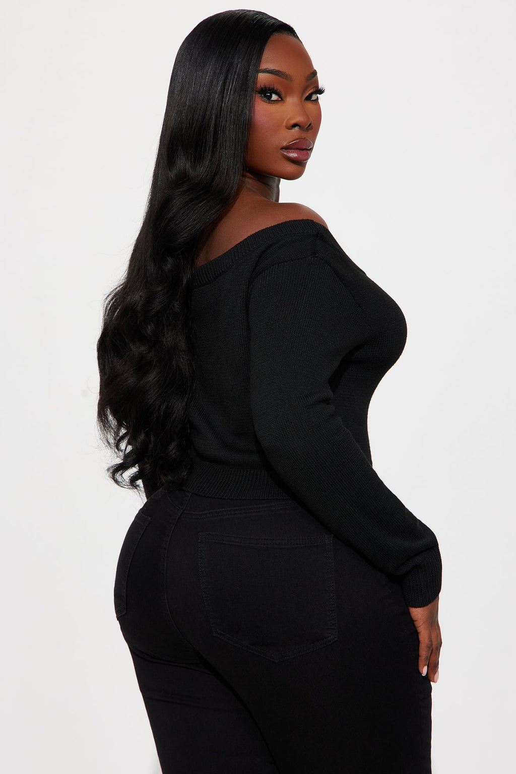 All I've Got Boat Neck Cardigan - Black
