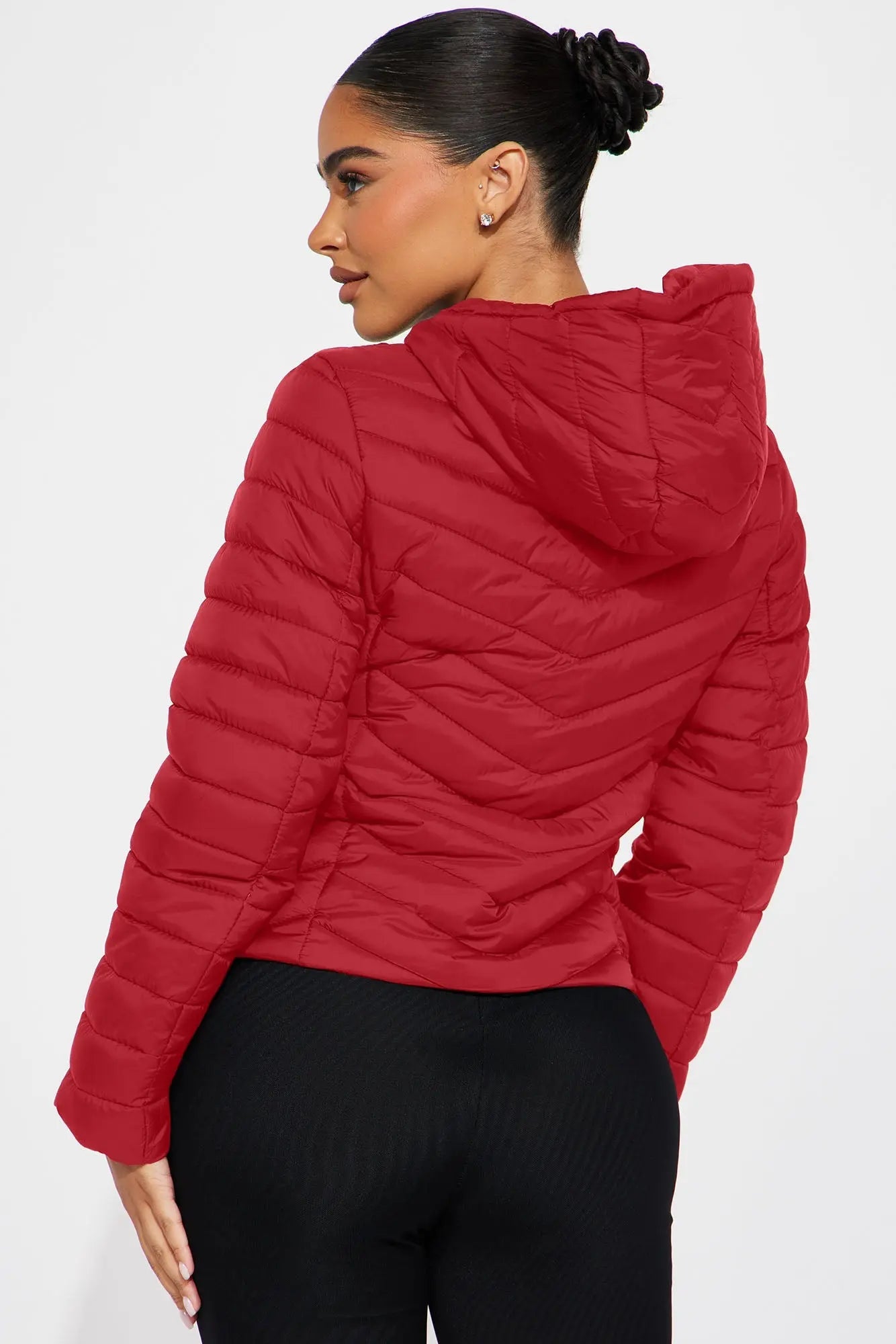 Cold Times Puffer Jacket - Red 