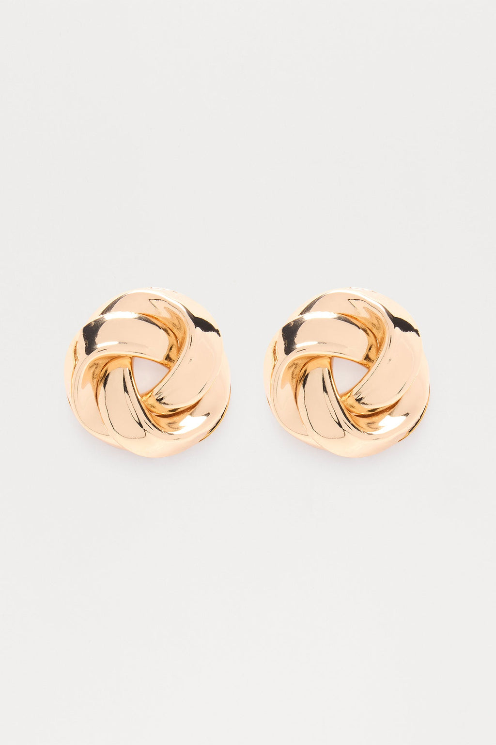 Interloop Hardware Earrings - Gold