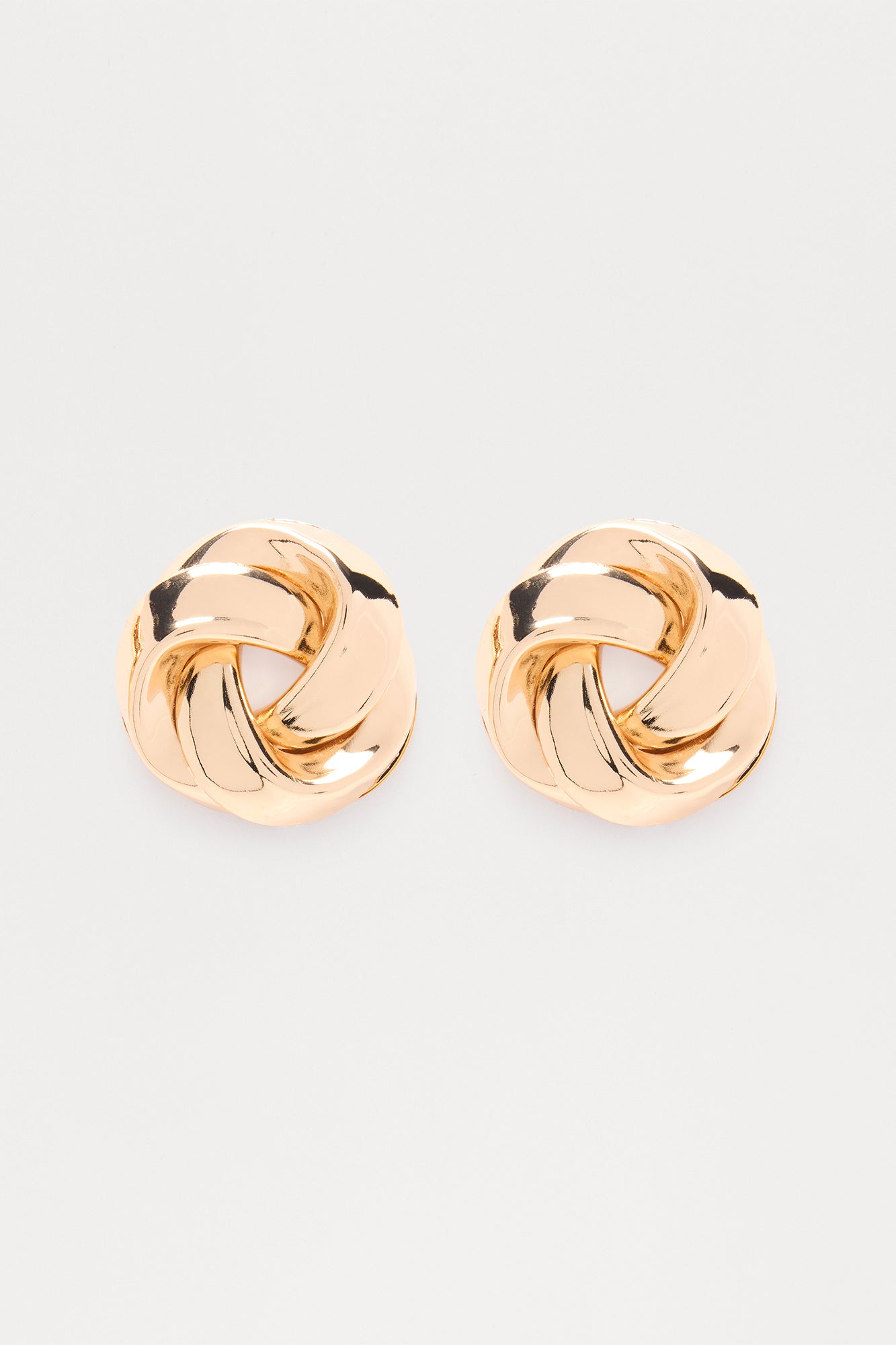 Interloop Hardware Earrings - Gold