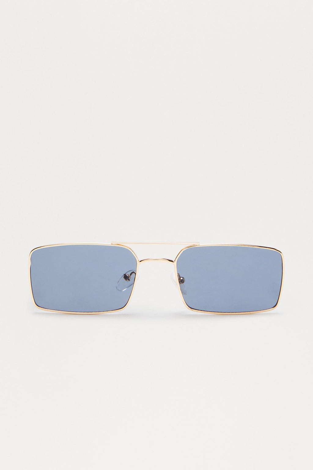 Lust Looks Squared Aviator Sunglasses - Gold/Black