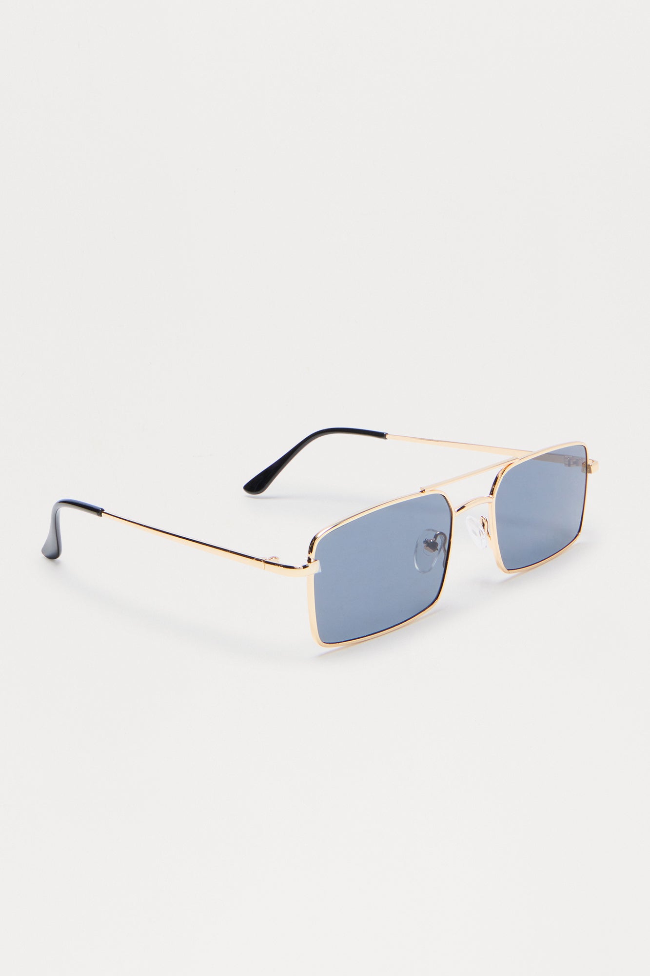 Lust Looks Squared Aviator Sunglasses - Gold/Black