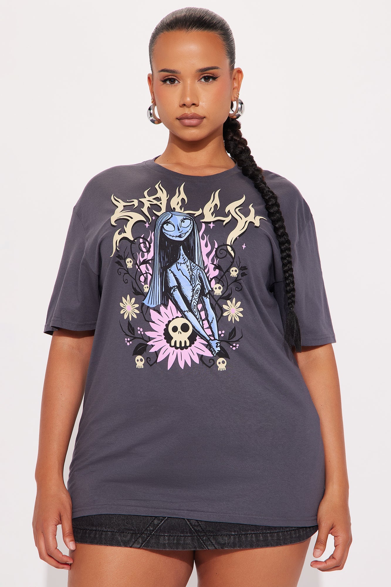 Sally The Nightmare Before Christmas Tee - Charcoal