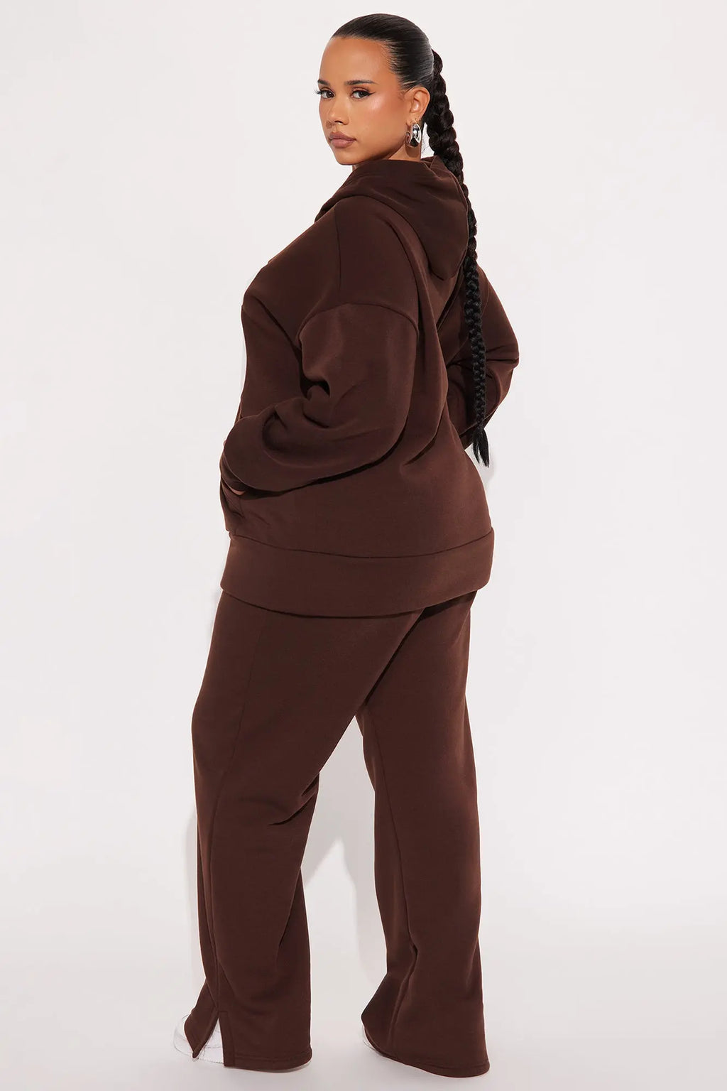 76' Champ Fleece Sweatsuit Set - Chocolate 