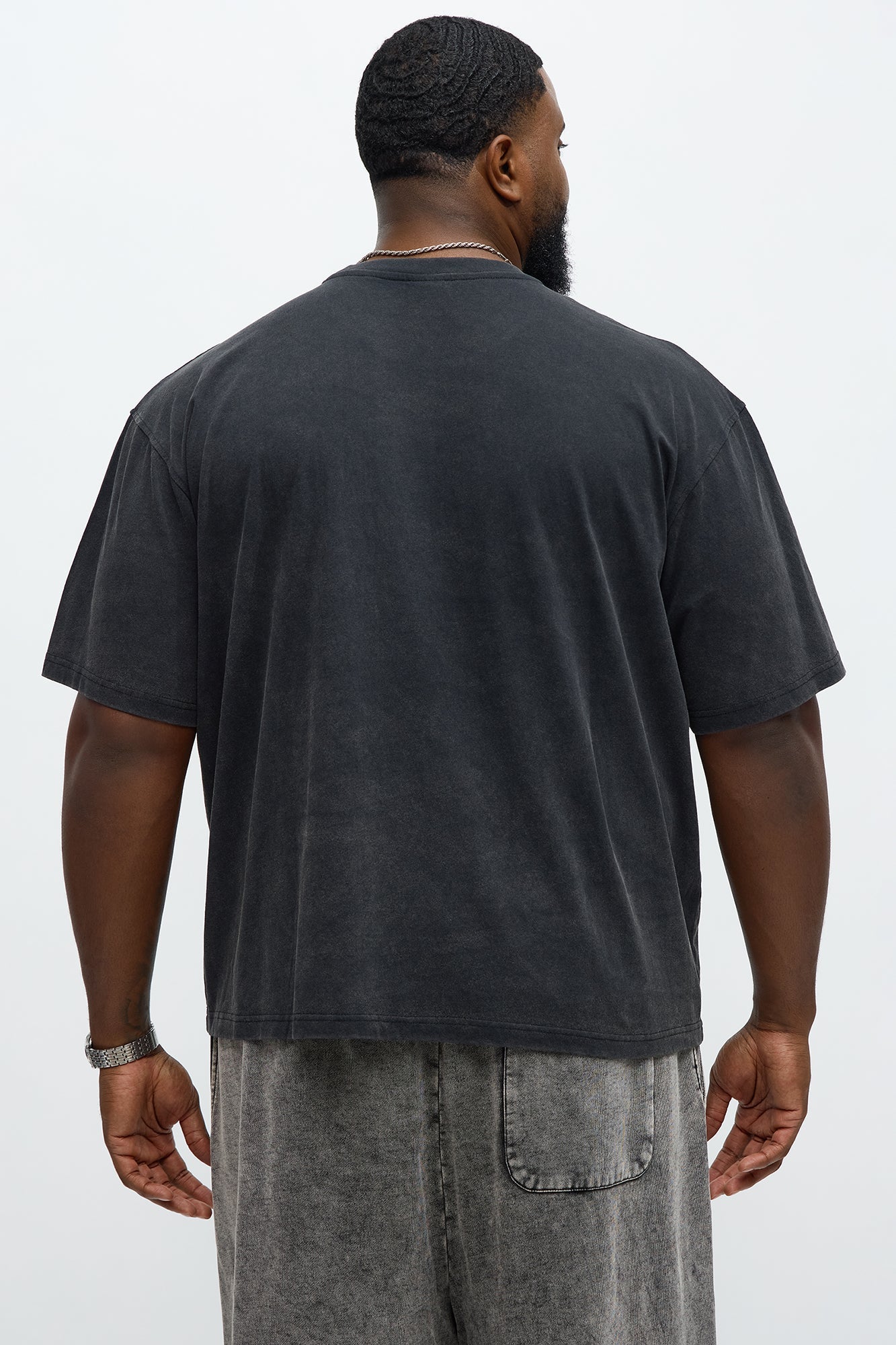 Lakers Slam Jam Oversized Short Sleeve Tee - Black