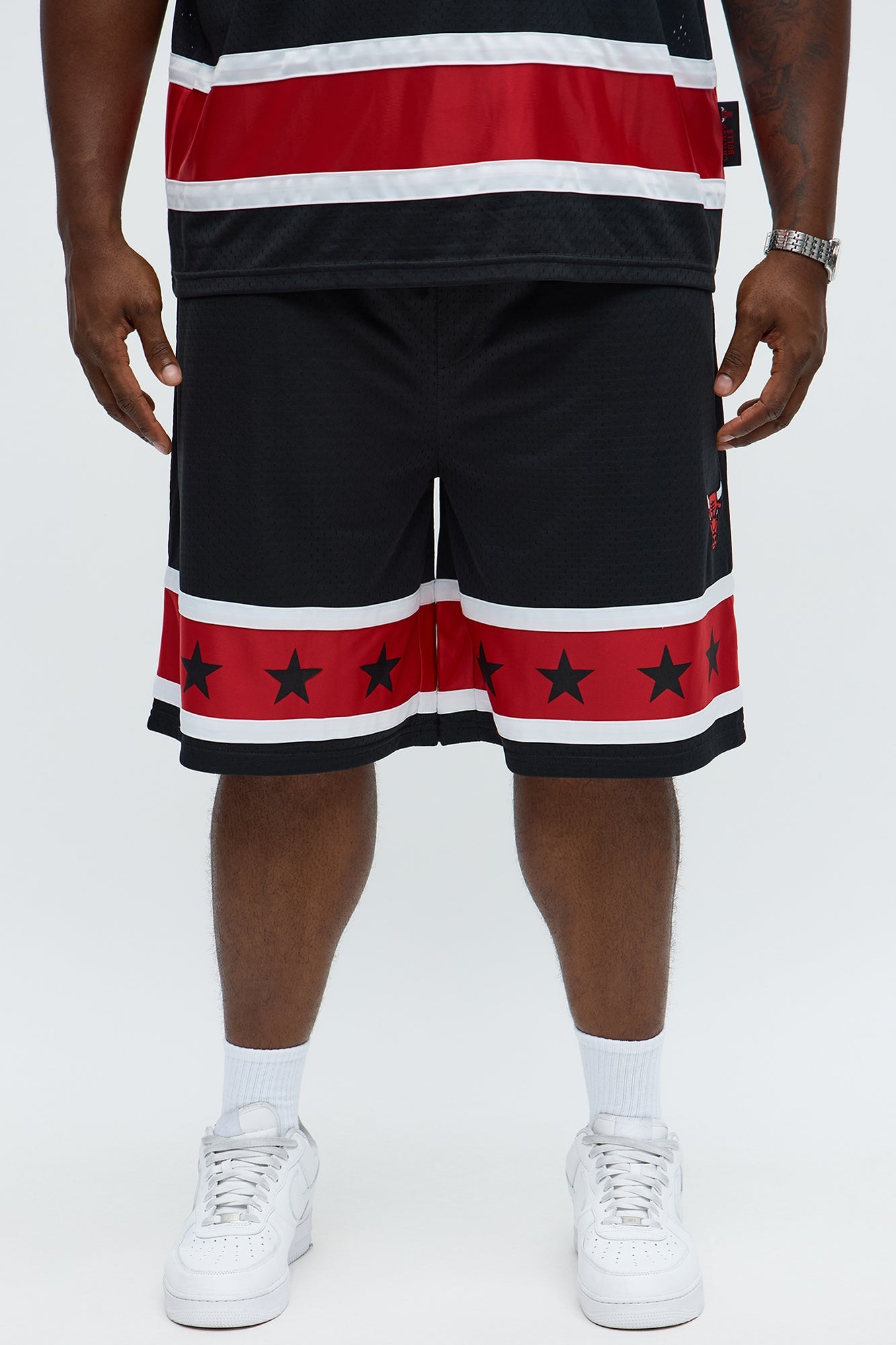 Bulls Believe The Hype Relaxed Shorts - Black