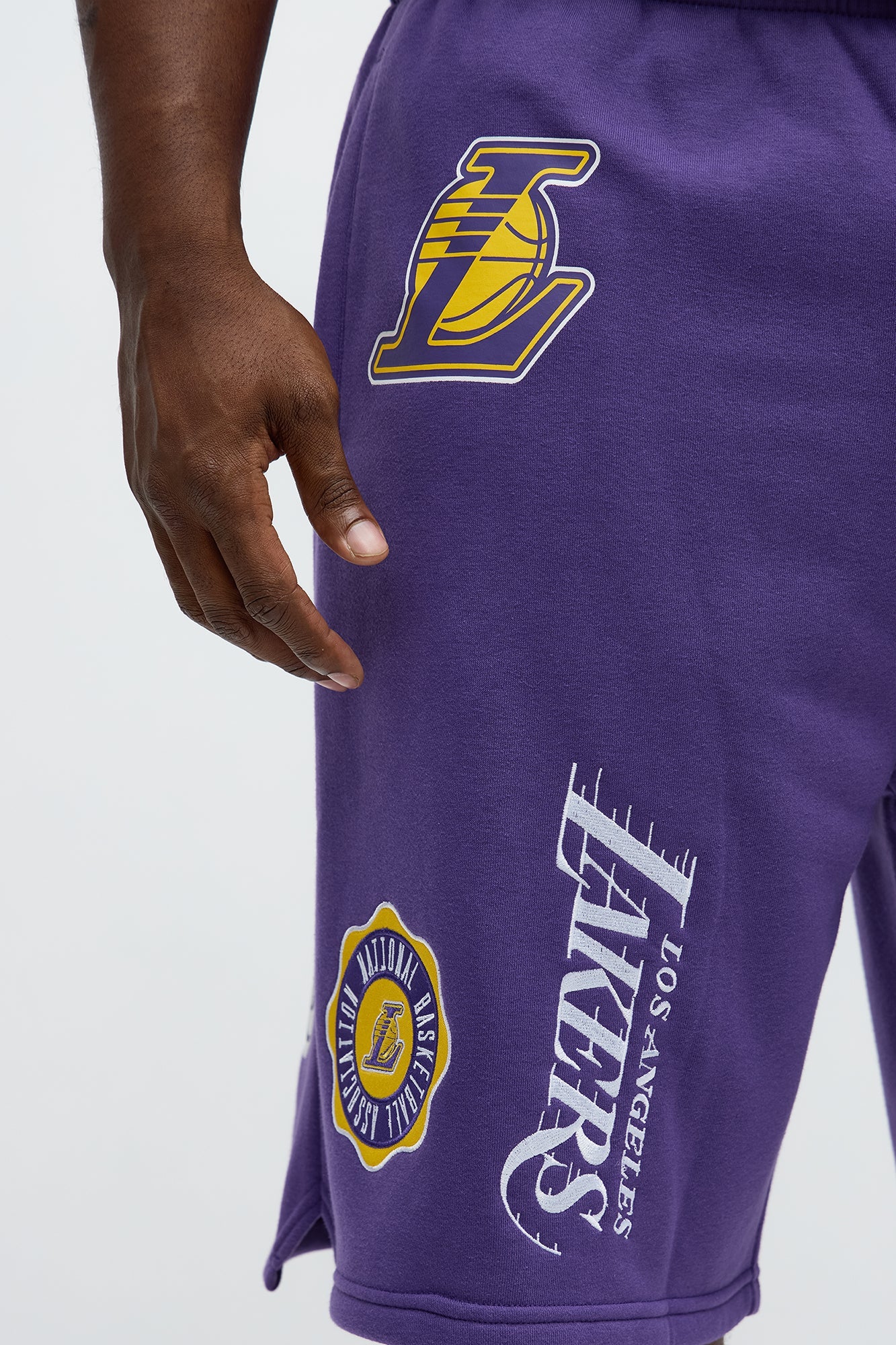 Lakers Basketball Sweatshorts - Purple