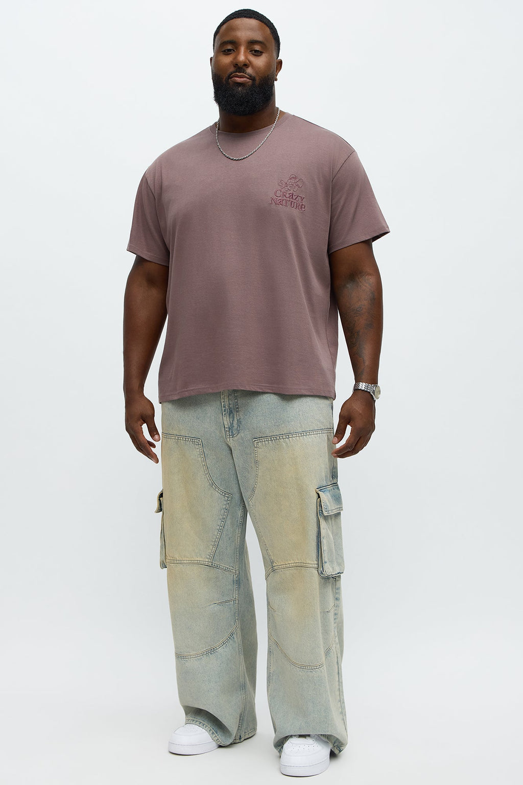 Crazy Nature Short Sleeve Tee - Purple