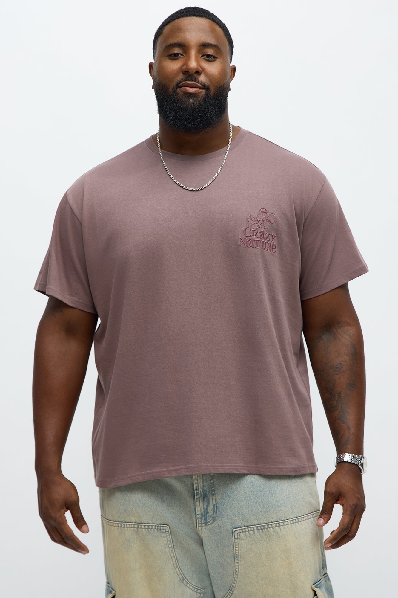 Crazy Nature Short Sleeve Tee - Purple
