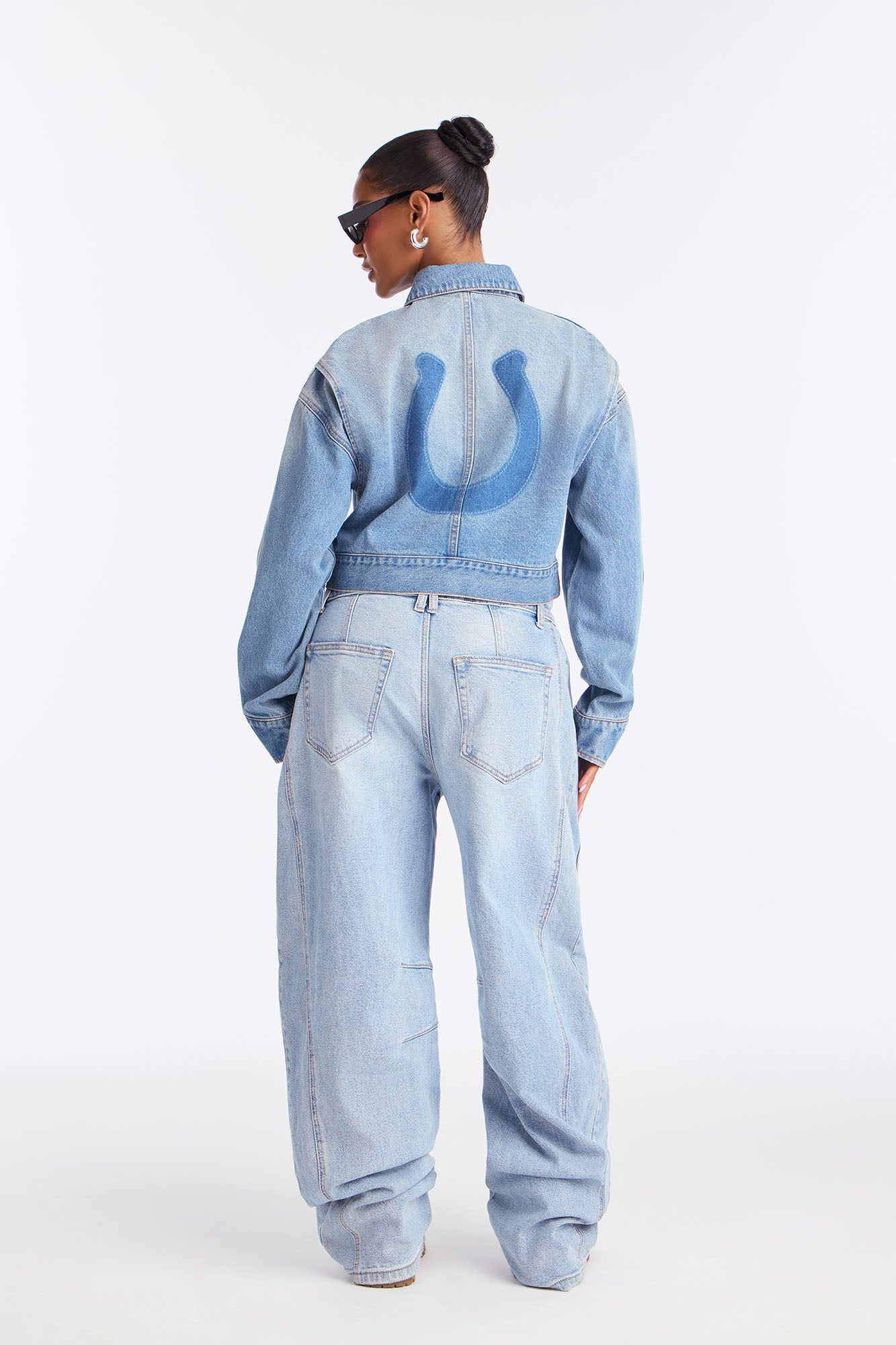 Lucky Girl Denim Jacket - Light Wash