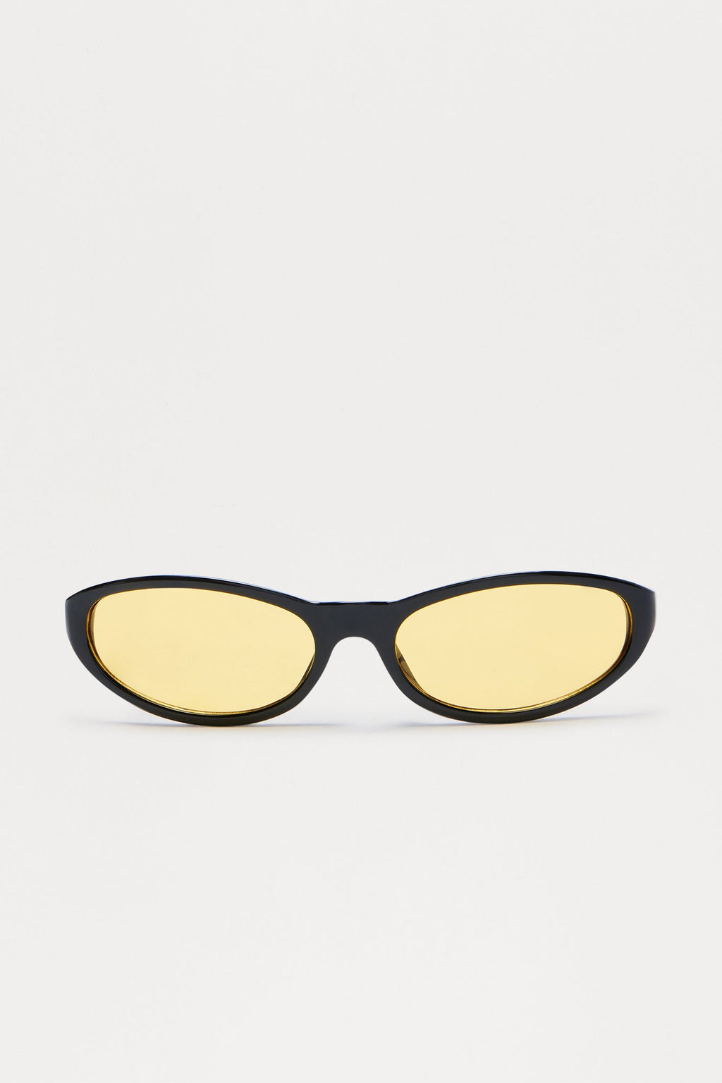The Visionary Round Sunglasses - Black/Yellow