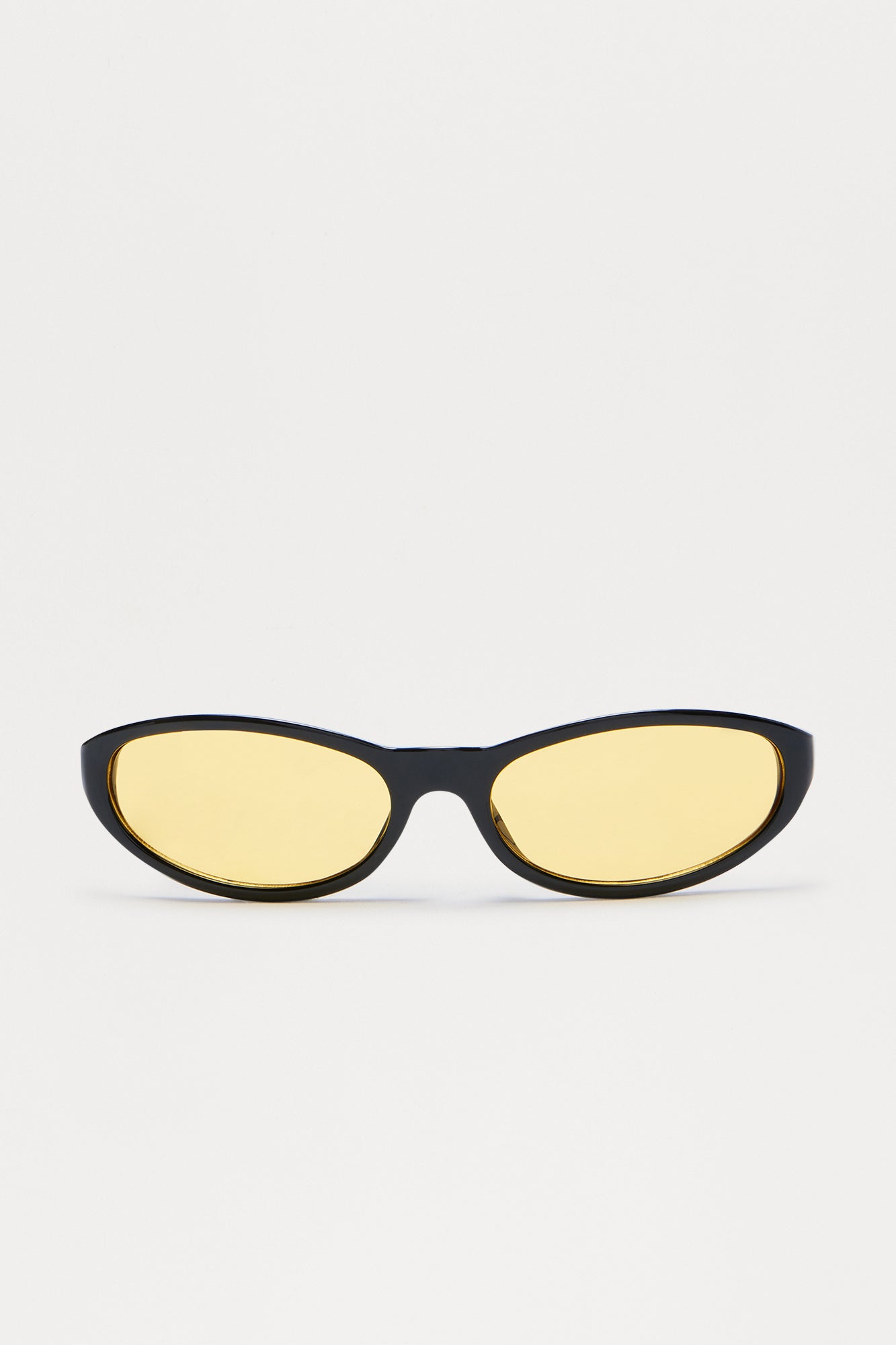The Visionary Round Sunglasses - Black/Yellow