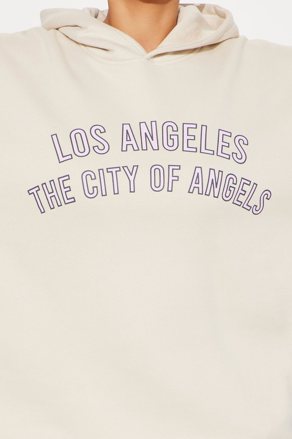 City Of Angels Fleece Pant Set - Taupe