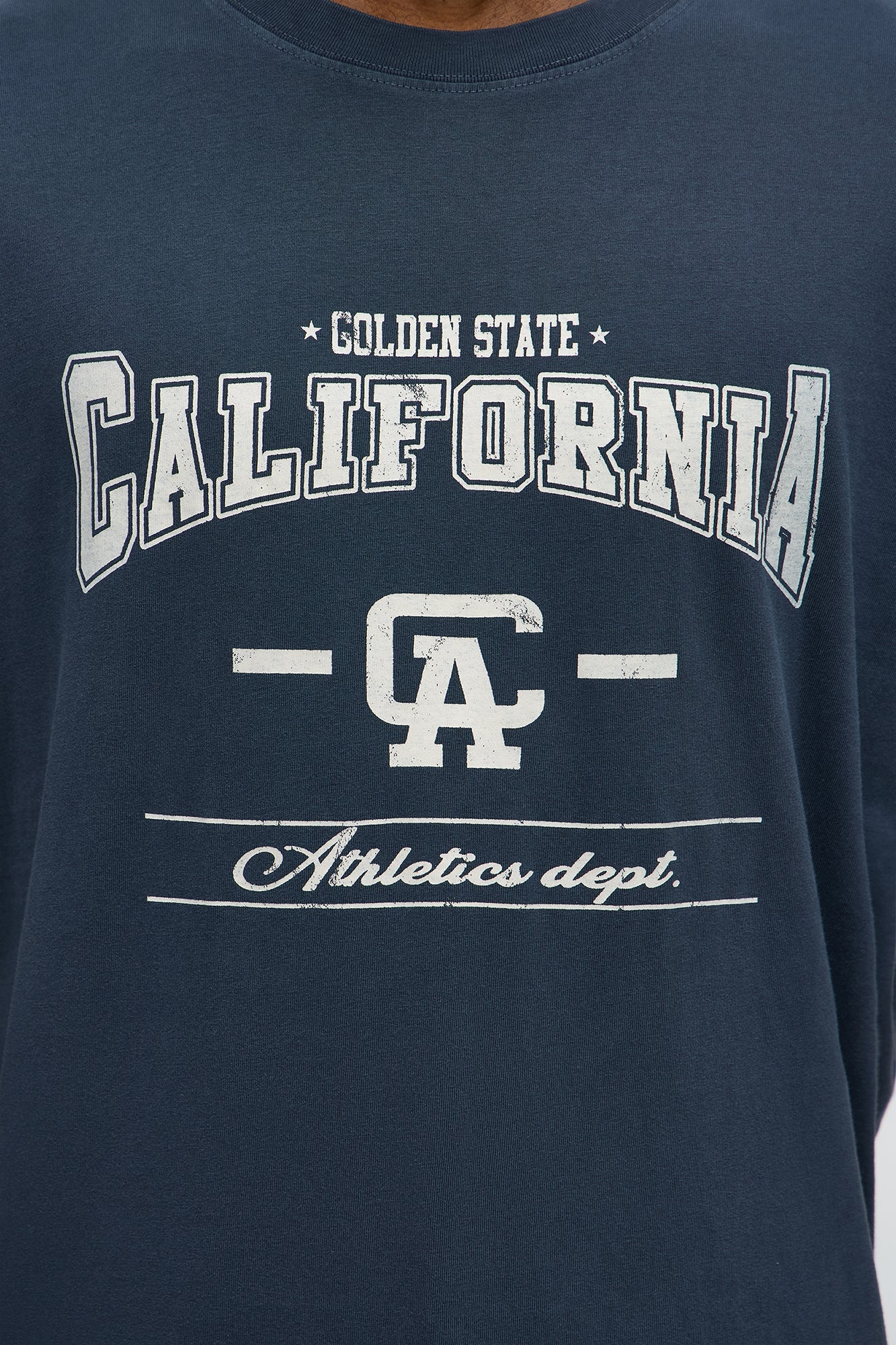 California Athletics Department Oversized Short Sleeve Tee - Navy
