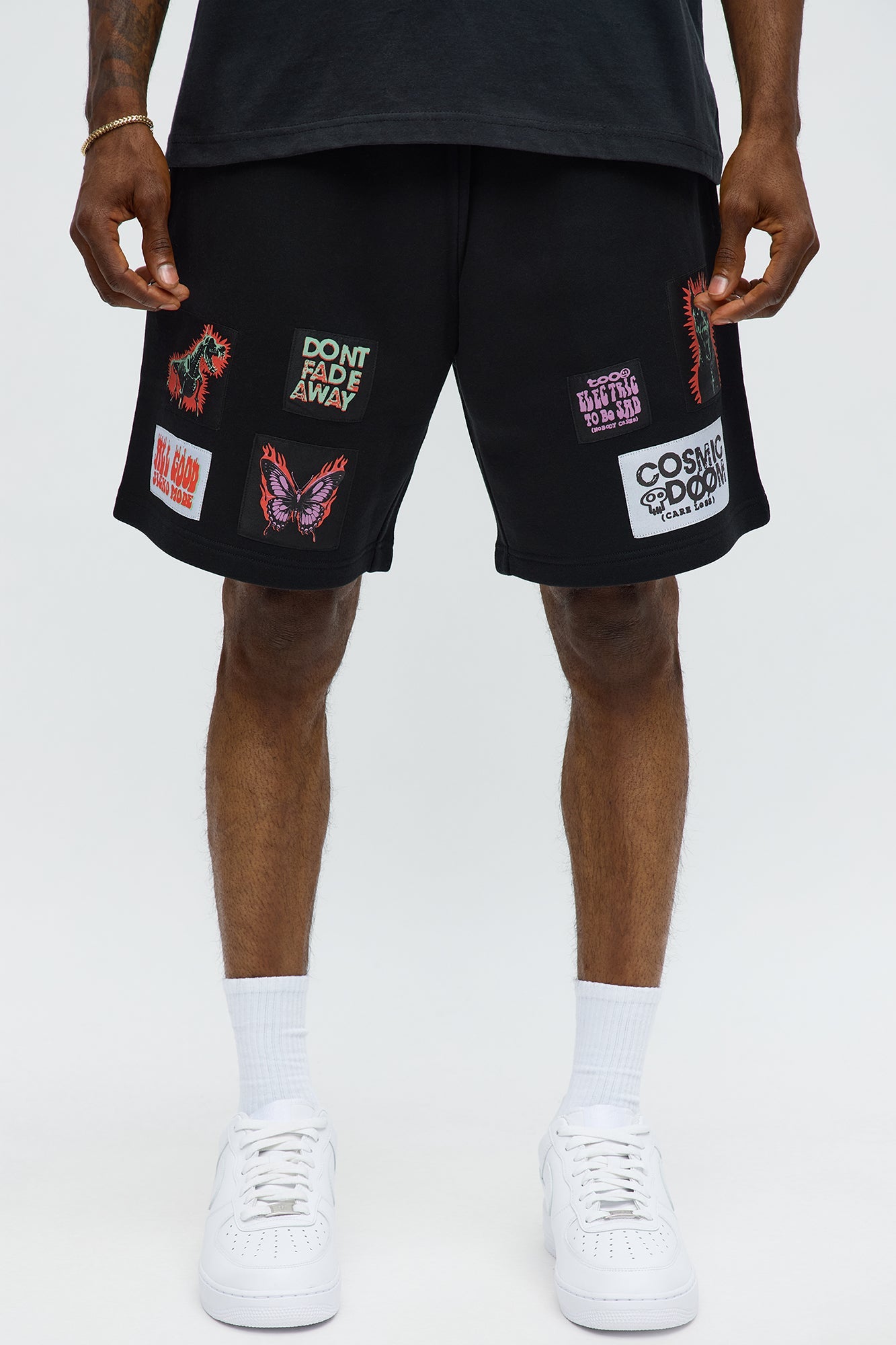 Tyson Relaxed Careless Shorts - Black
