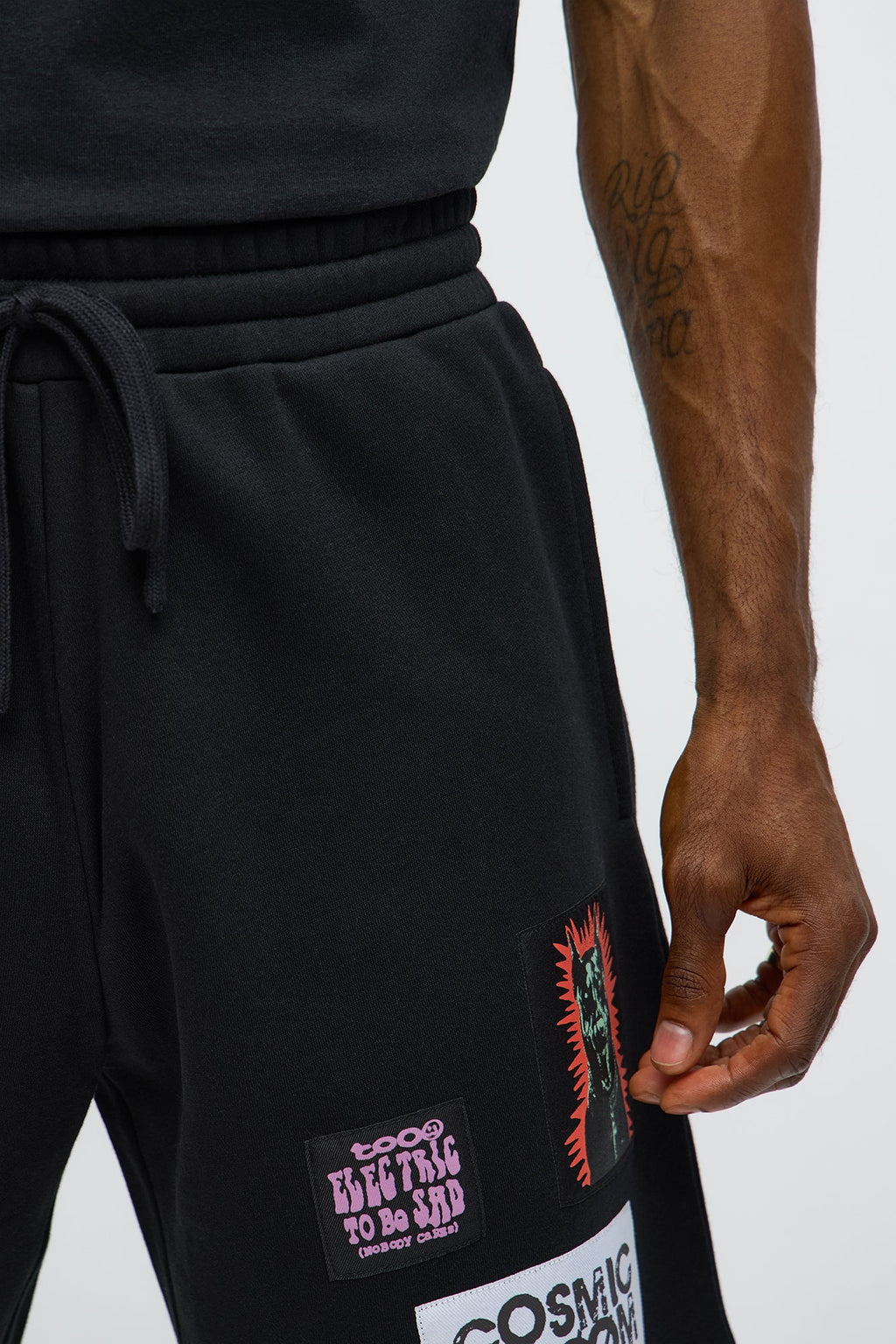 Tyson Relaxed Careless Shorts - Black
