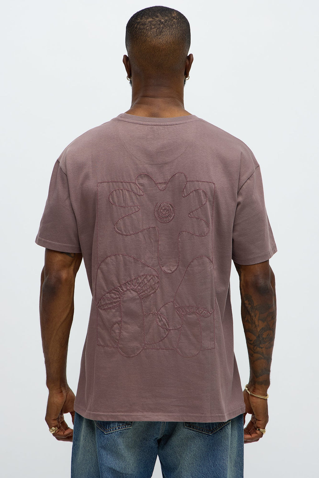 Crazy Nature Short Sleeve Tee - Purple
